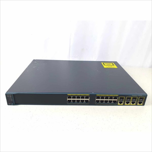 Cisco Catalyst 2960G 24 Port Gigabit Managed Switch WS-C2960G-24TC-L 1U Rack Mount