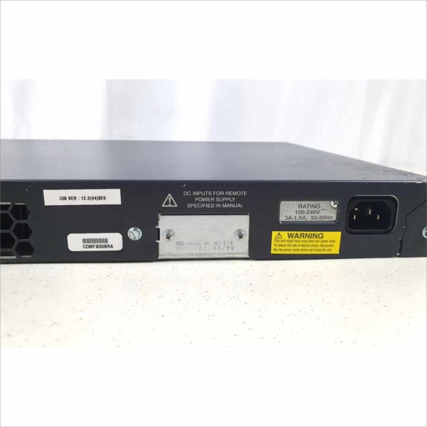 Cisco Catalyst 2960G 24 Port Gigabit Managed Switch WS-C2960G-24TC-L 1U Rack Mount