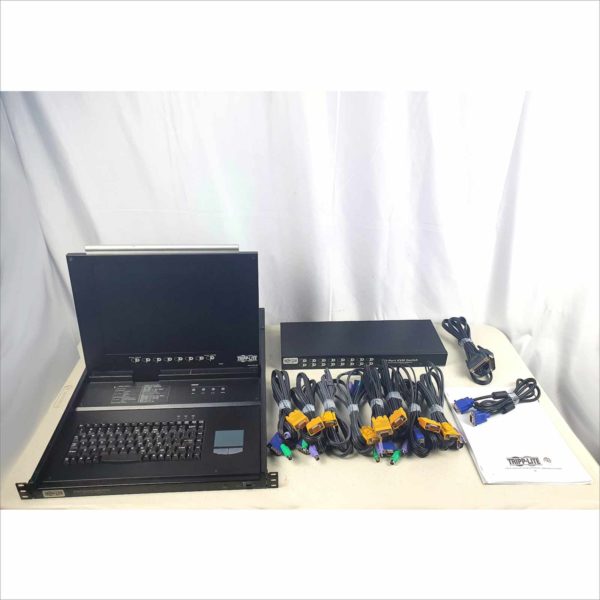 Tripp-Lite B020-008-17 & B022-016 NetDirector 8 / 16 Port 1U Rack-Mount Console KVM Switch