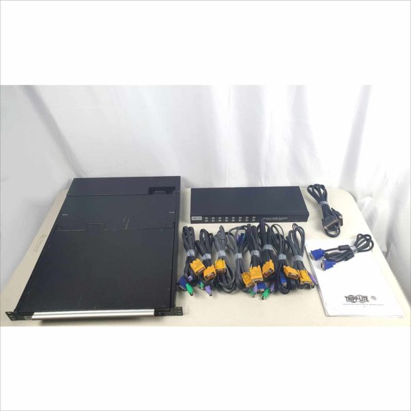 Tripp-Lite B020-008-17 & B022-016 NetDirector 8 / 16 Port 1U Rack-Mount Console KVM Switch