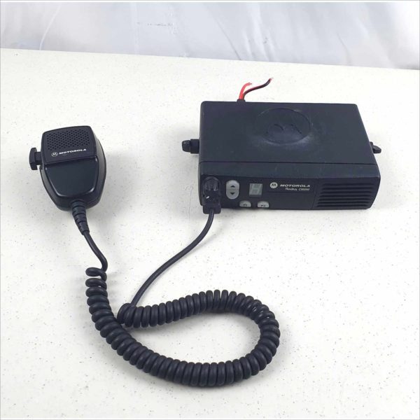 Motorola Radius CM200 Analog Mobile VHF/UHF Radio AAM50KQC9AA1AN Microphone HMN3596A