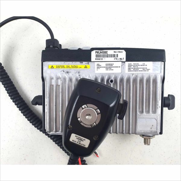 Motorola Radius CM200 Analog Mobile VHF/UHF Radio AAM50KQC9AA1AN Microphone HMN3596A
