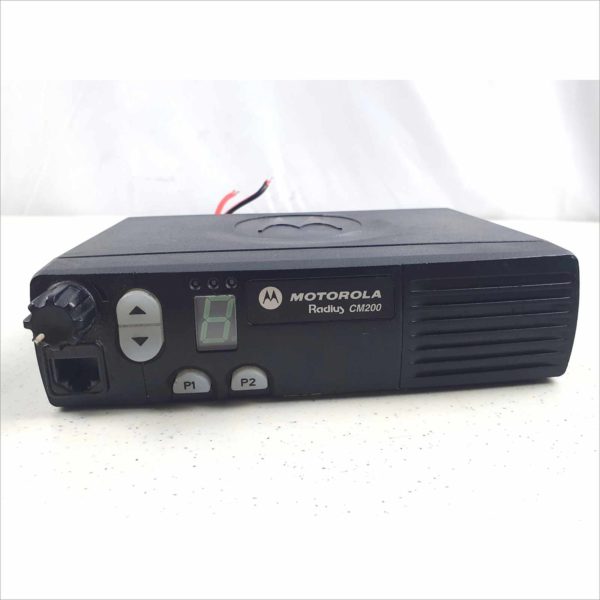 Motorola Radius CM200 Analog Mobile VHF/UHF Radio AAM50KQC9AA1AN Microphone HMN3596A