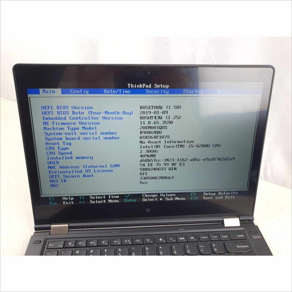 Lenovo Thinkpad Yoga 460 14" i5-6200U CPU 2.30GHz 4GB RAM 128GB SSD Two in One Touchscreen Ultrabook Business Laptop 20EM-001QUS SL10JB5895