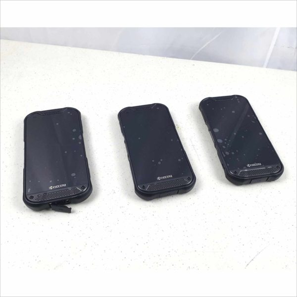 Lot of 3x Kyocera Duraforce Pro 2 E6920 4G LTE Rugged Phones 1080p 4GB RAM 64GB Storage
