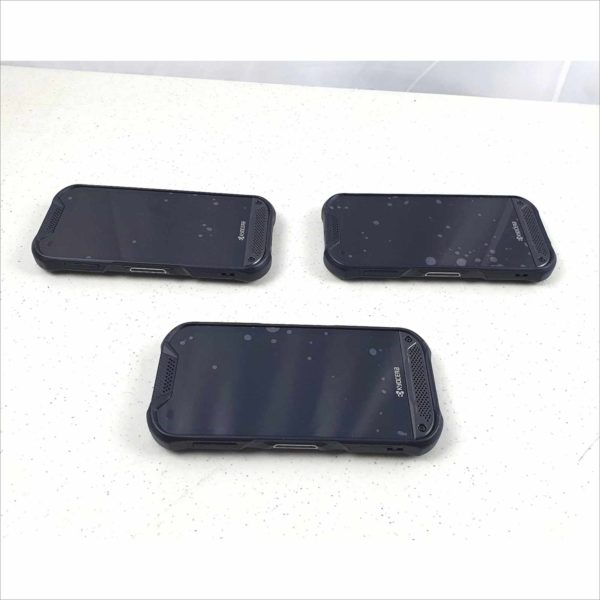 Lot of 3x Kyocera Duraforce Pro 2 E6920 4G LTE Rugged Phones 1080p 4GB RAM 64GB Storage