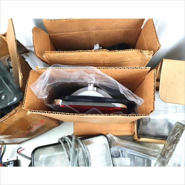 Lot of Whelen Products Power supplies, Parts and Emergency Light old stock