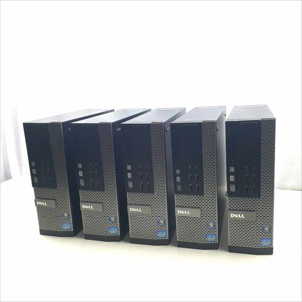 Lot 5 Dell Optiplex 7010 SFF Core i7 3.40GHz 4GB Ram Business Desktop