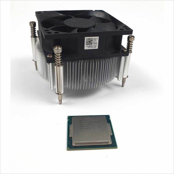 Intel SR149 - 3.40Ghz 5GT/s LGA1150 8MB Intel Core i7-4770 Quad-Core CPU Processor With 089R8J Dell Optiplex CPU Heat sink Fan