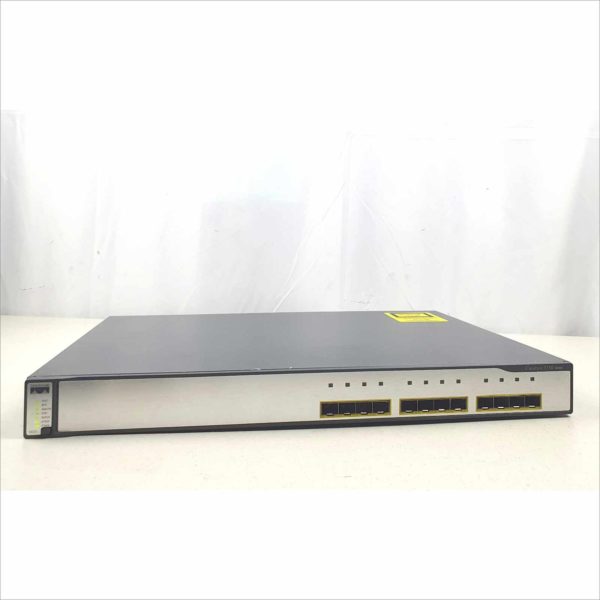 Cisco Catalyst C3750G 12Port SFP Gigabit Managed Switch WS-C3750G-12S-S 1U Rack Mount