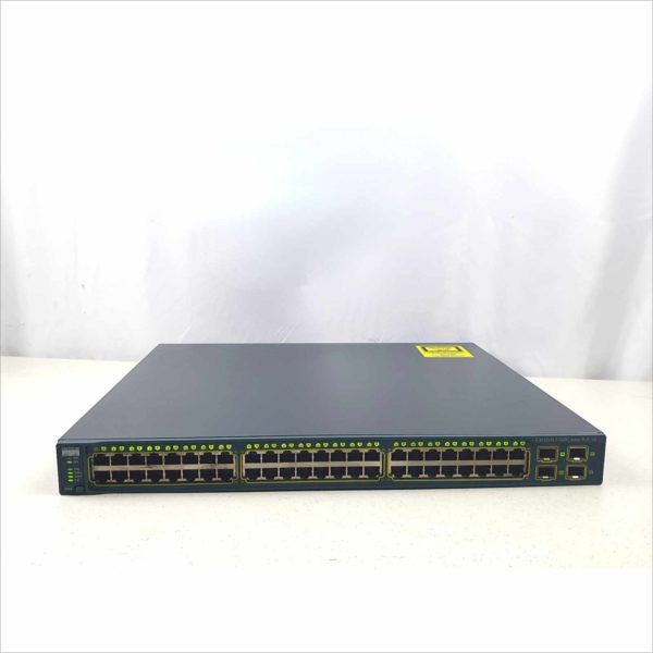 Cisco Catalyst C3560G 48Port Gigabit Managed Switch WS-C3560G-48PS-S 1U Rack Mount PoE