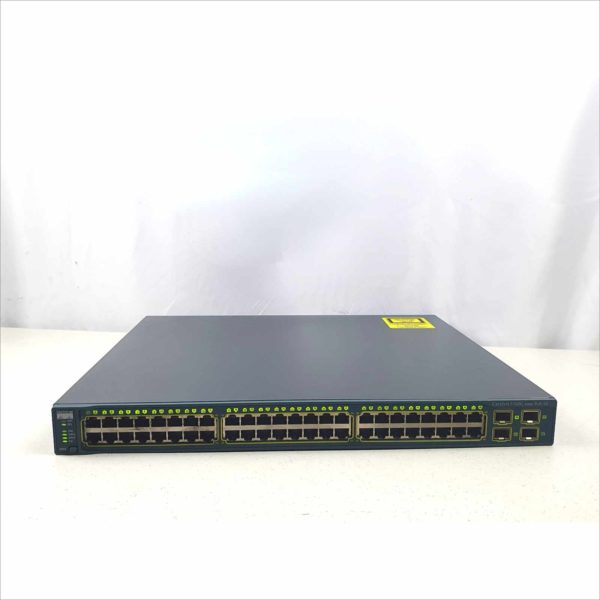 Cisco Catalyst C3560G 48Port Gigabit Managed Switch WS-C3560G-48PS-S 1U Rack Mount PoE