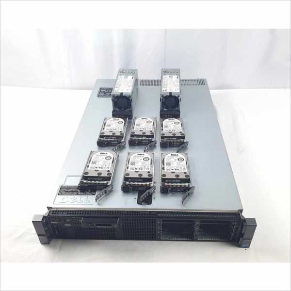 Dell PowerEdge R710 24GB RAM 2x Xeon X5650 2.67GHz iDrac two-socket 8x Drive Bay 2U RM 6x 600 Sas drives with caddy and PERC H200I Controller