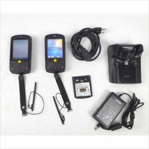 lot of 2x Motorola MC55A MC5590 Handheld Barcode Scanner WiFi WM with Cradle and more MC55A0-P30SWQQA7WR MC5590-P30DUQQA7WR 