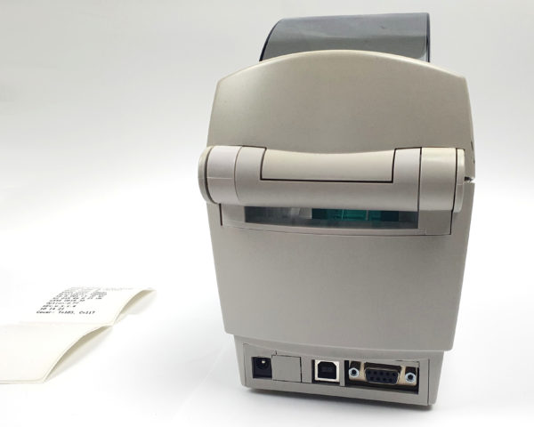 Zebra LP2824 Thermal Label Barcode Printer USB Serial PN 2824-21101-0001
