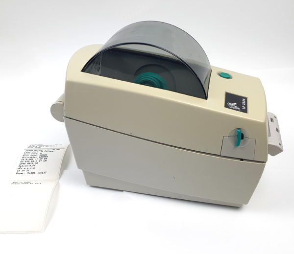 Zebra LP2824 Thermal Label Barcode Printer USB Serial PN 2824-21101-0001