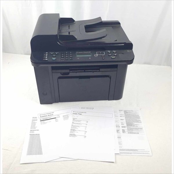 HP LASERJET M1536DNF MFP Laser Printer / Scanner / Duplexer with Toner & Power Cord WORKS