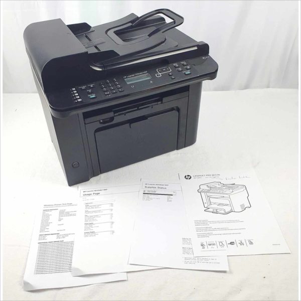 HP LASERJET M1536DNF MFP Laser Printer / Duplexer with Toner & Power Cord CE538A - ADF Defect
