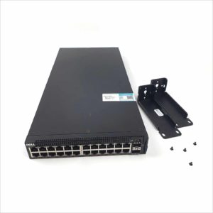 Dell X1026P Managed L3 Layer 3 Smart Switch 24-Port 2x SFP+ PoE Gigabit Switch E11W002 X1026P