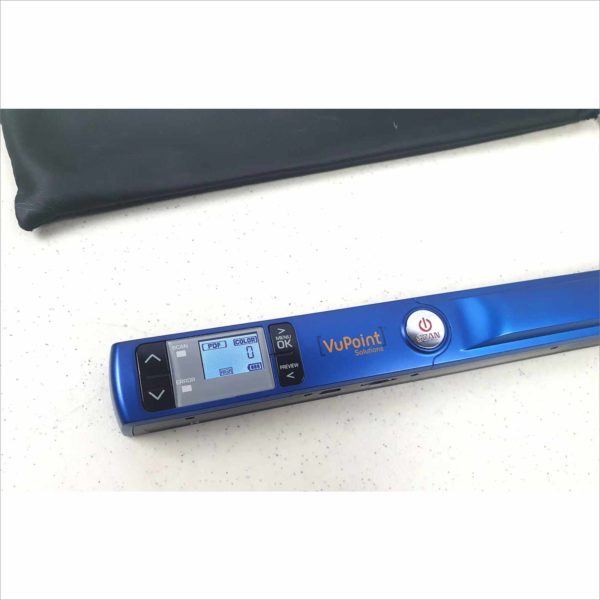 VuPoint Solutions Magic Wand 2 Portable Scanner ST441 Blue 4GB Micro SD PDS-ST441BU-VP-BX2