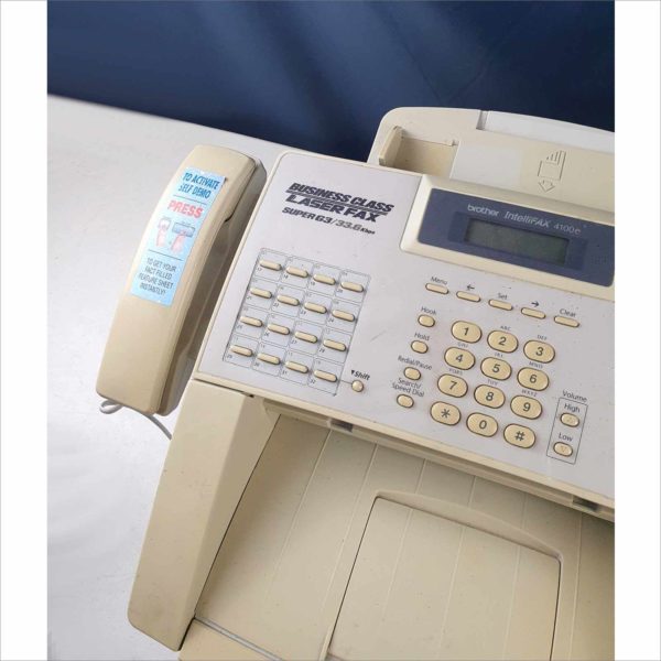 Brother IntelliFAX FAX-4100E Laser Fax Machine - Fully Tested Working - Victolab LLC