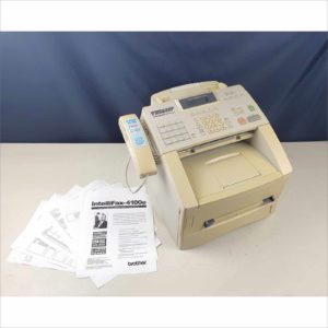 Brother IntelliFAX FAX-4100E Laser Fax Machine - Fully Tested Working - Victolab LLC