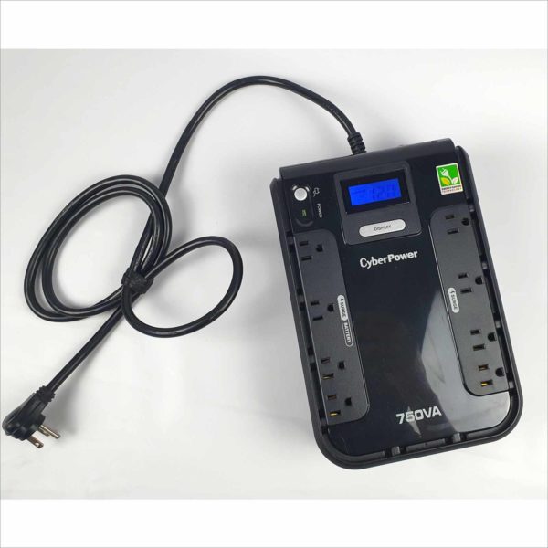 CyberPower CP750LCD Intelligent LCD UPS System 750VA/420W 8 Outlets Compact - Victolab LLC