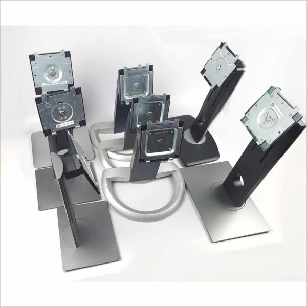 8x Dell Monitors swivel & tilt Stand Silver SSZ.0202502 / FZS-0000060 / 7737708302-0A / JTX-0000060