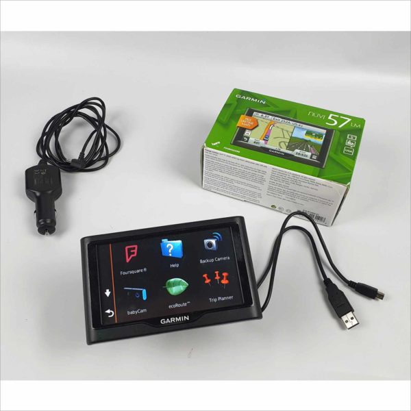 Garmin nüvi 57LM 5-Inch Portable Vehicle GPS With Dash Kit Touchscreen Navigation System Lifetime Maps Complete