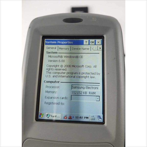 Wasp Barcode Technology WDT3250-II Mobile Scanner / Computer WiFi Bluetooth Numeric Keypad Pistol Grip Windows Mobile 6.0