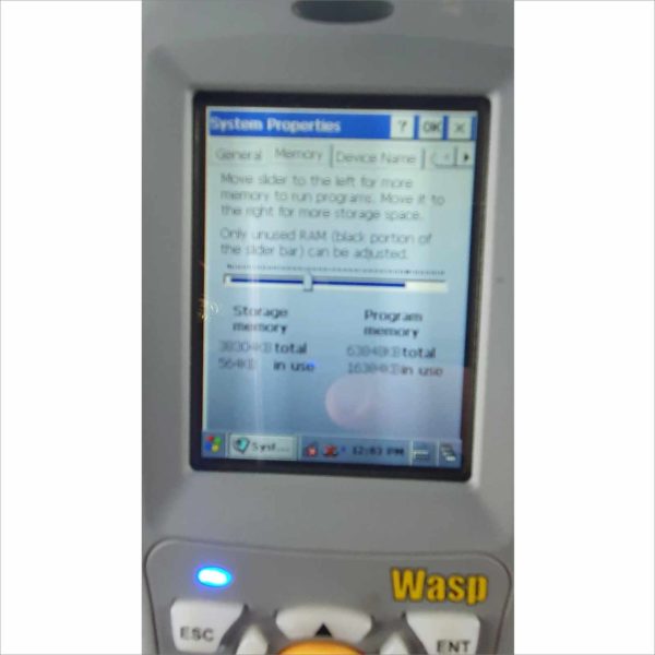 Wasp Barcode Technology WDT3250-II Mobile Scanner / Computer WiFi Bluetooth Numeric Keypad Pistol Grip Windows Mobile 6.0