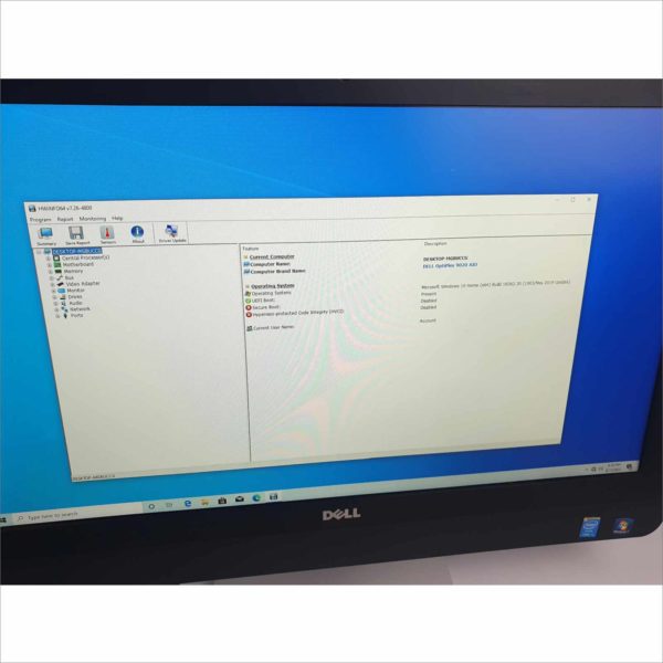 Dell OptiPlex 9020 AiO 23" Core i7-4770S - RAM 4 GB - HDD 500GB