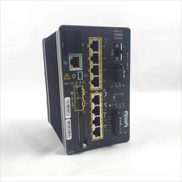 CISCO Catalyst IE-3200-8T2S-E V04 RUGGED SWITCH Network Essentials 8GE 2x SFP