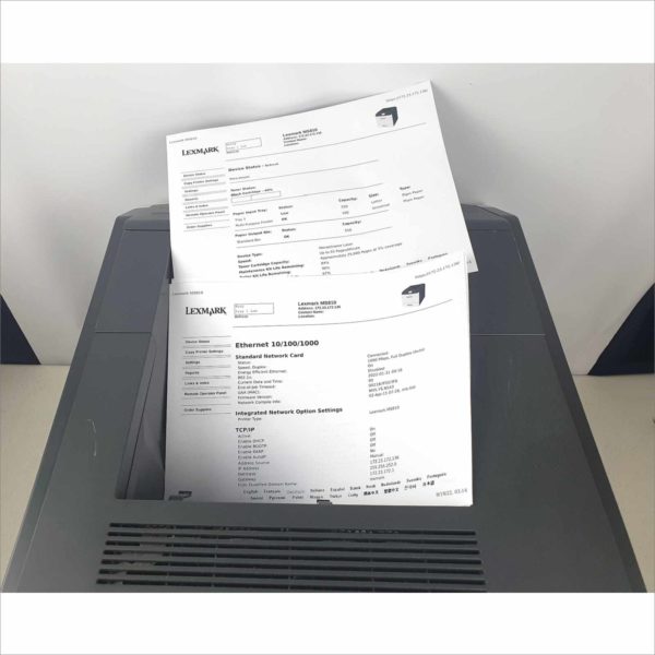 Lexmark MS810dn Monochrome full duplex 55 ppm Laser Printer