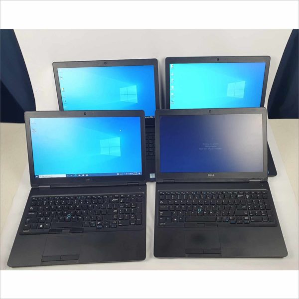 Lot of 4x Dell Latitude 5580 15.6" Intel i5-7300 i5-6300 CPU 2.60GHz M.2 SSD Storage Business Laptop