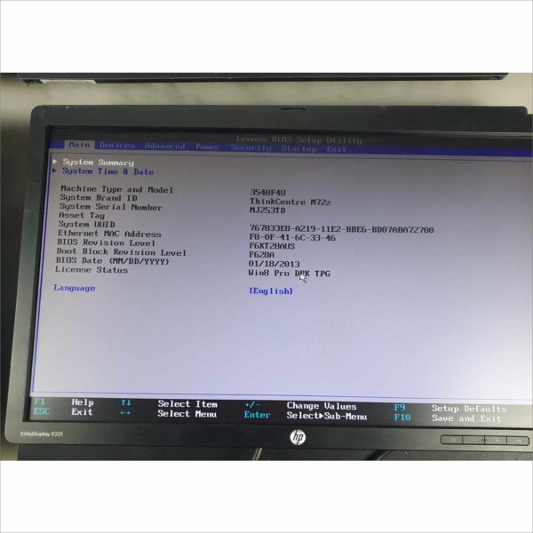 lot 4x Lenovo ThinkCentre M72z 20" G2020 2.90Ghz 6GB HDD 500GB Wi-Fi Windows License AIO - Auc 2