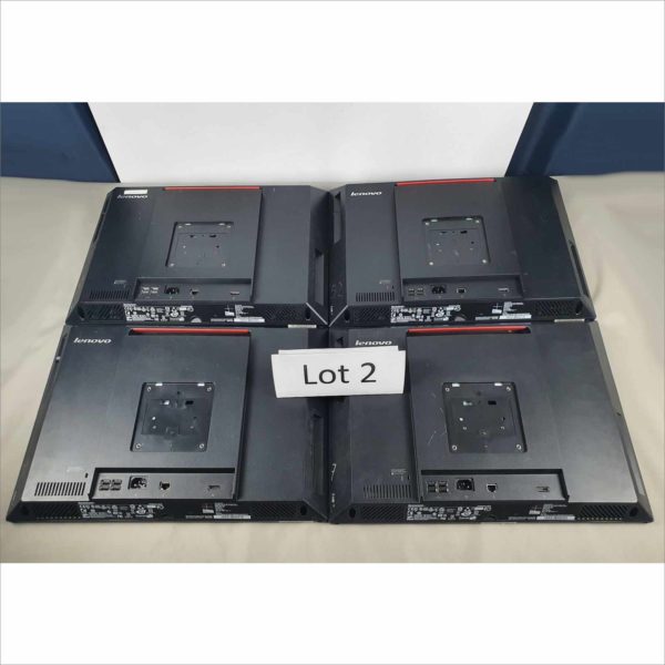 lot 4x Lenovo ThinkCentre M72z 20" G2020 2.90Ghz 6GB HDD 500GB Wi-Fi Windows License AIO - Auc 2