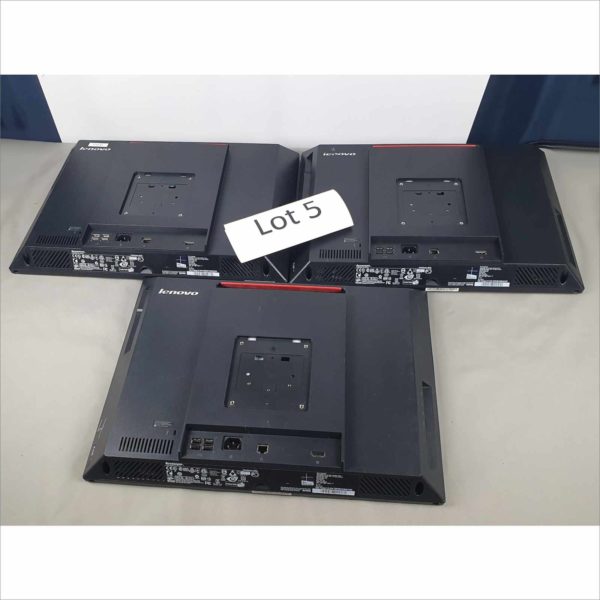 lot 3x Lenovo ThinkCentre M72z 20" G2020 2.90Ghz 6GB HDD 500GB Wi-Fi Windows License AIO - Auc 5