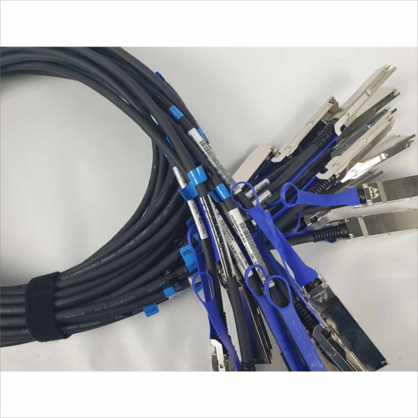 lot of 10x MELLANOX MC2207128-003 Passive Copper Cable VPI QSFP 3m - Victolab LLC