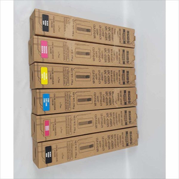 Toner Set Magenta Black Yellow Cya For Ricoh Aficio SPC-430DN SPC-431DN