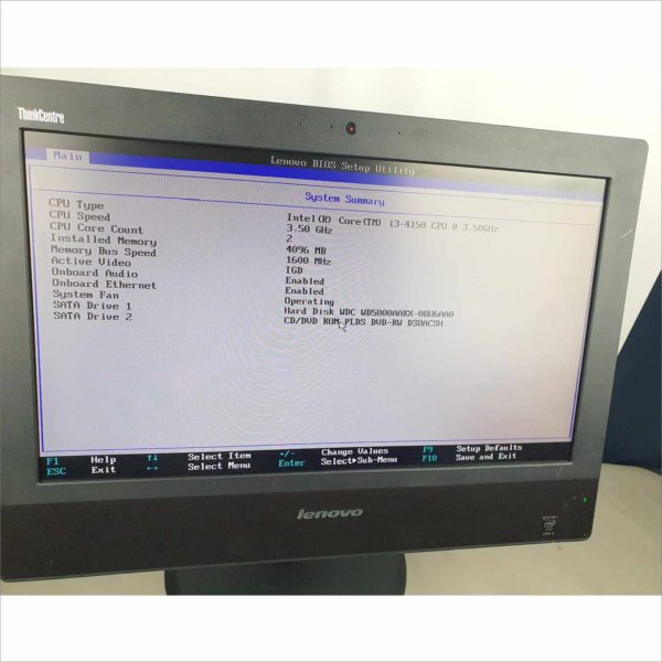 Lenovo ThinkCentre M73z 20" i3-4150 3.50Ghz 4GB HDD 500GB Wi-Fi Windows 10 AIO - Victolab LLC