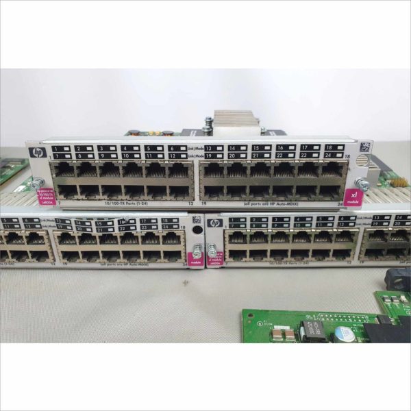 Lot 8x HP Procuve J4907A J4820A J4878A Switch Modules