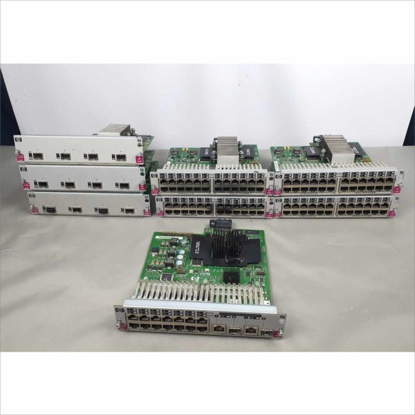 Lot 8x HP Procuve J4907A J4820A J4878A Switch Modules