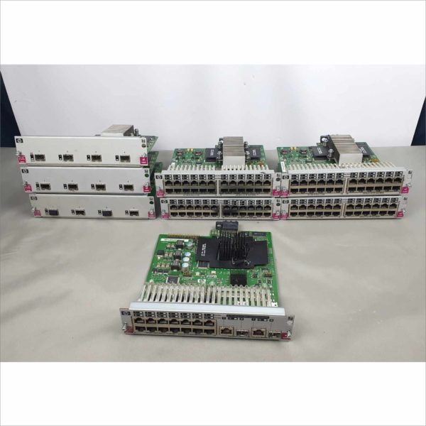 Lot 8x HP Procuve J4907A J4820A J4878A Switch Modules