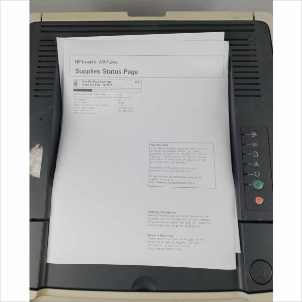 HP LaserJet P2015d USB Workgroup Laser Printer Page Count 84K 1200dpi 26ppm BOISB-0602-00 CB367A