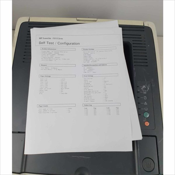 HP LaserJet P2015d USB Workgroup Laser Printer Page Count 50K 1200dpi 26ppm BOISB-0602-00 CB367A