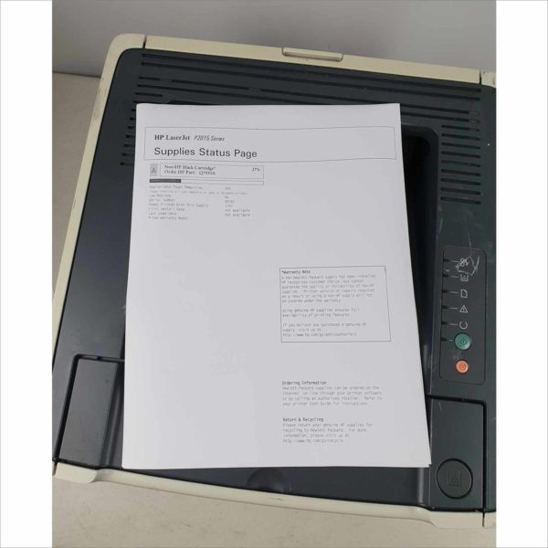 HP LaserJet P2015d USB Workgroup Laser Printer Page Count 50K 1200dpi 26ppm BOISB-0602-00 CB367A