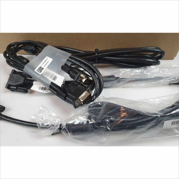 Lot of 80 VGA SVGA 6ft. Male to Male PC Monitor Cable Black - NEW - Victolab LLC
