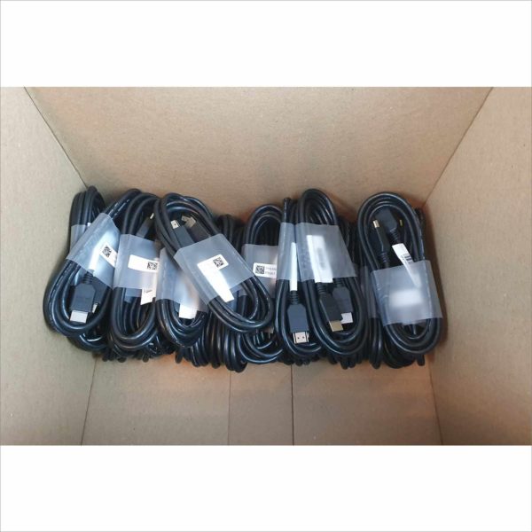 Lot of 80+ plus New Digital High-Speed 1.4 HDMI Cables PVC 2160p Black Cord (6 feet) - Victolab LLC