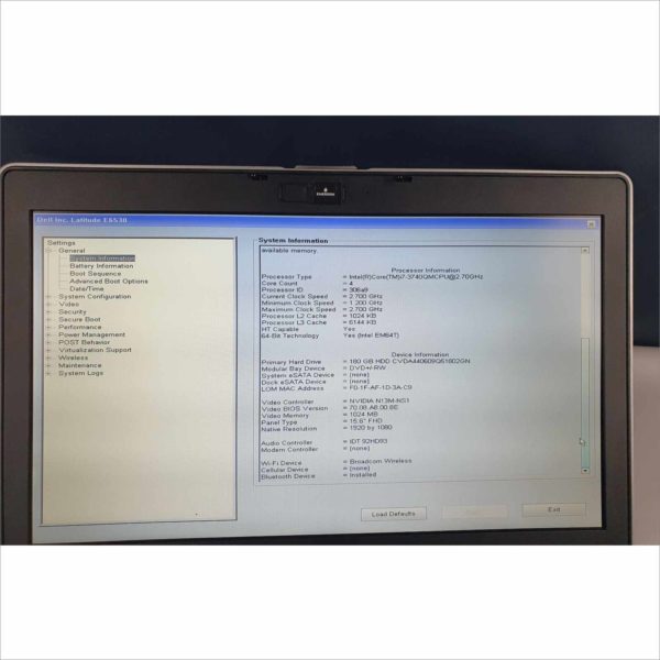 Dell Latitude E6530 15.6" FHD i7-3740QM 2.70GHz NVIDIA GPU 4GB 180GB SSD WiFi Win10 Laptop with Power Adapter & docking station - Victolab LLC